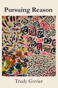 Pursuing Reason by Trudy Gover with an abstract art background